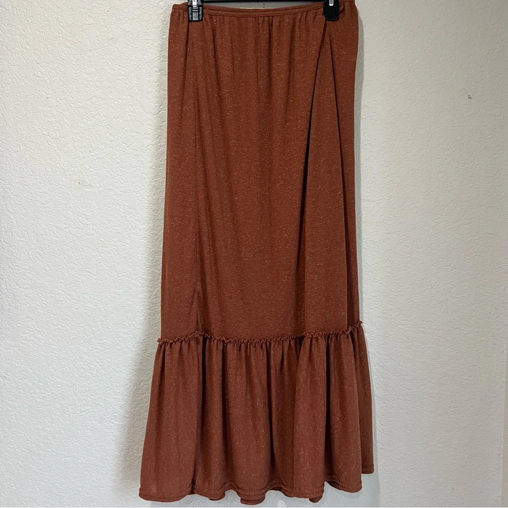 Free People Rust Halter Maxi Skirt Dress - Picture 8 of 9